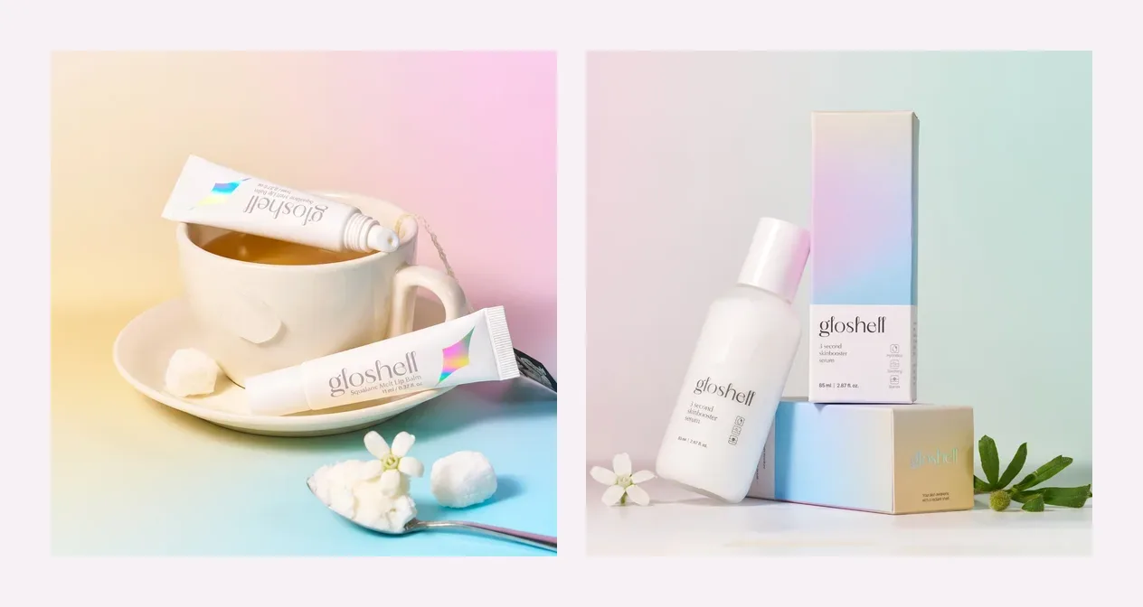 Gloshell Squalane Melt Lip Balm dan 3 Second Skinbooster Serum